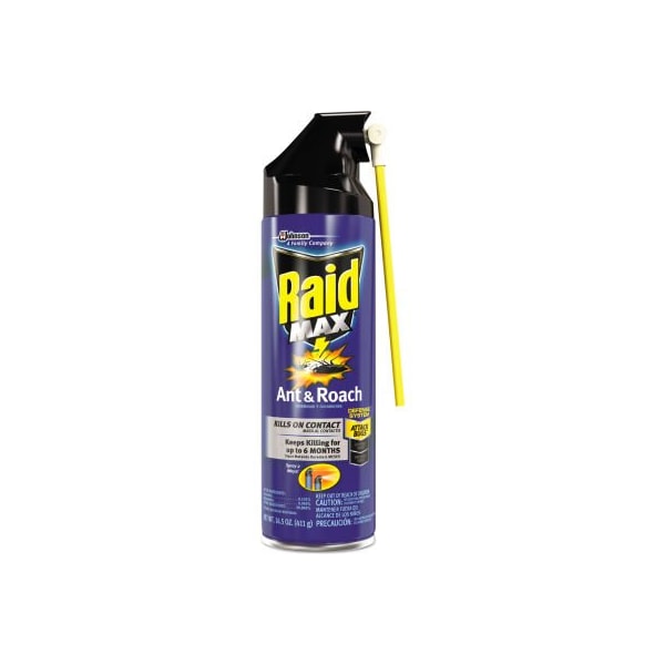 Sc Johnson Ant/Roach Killer, 14.5 Oz, Aerosol Can, Outdoor Fresh 655571EA - main